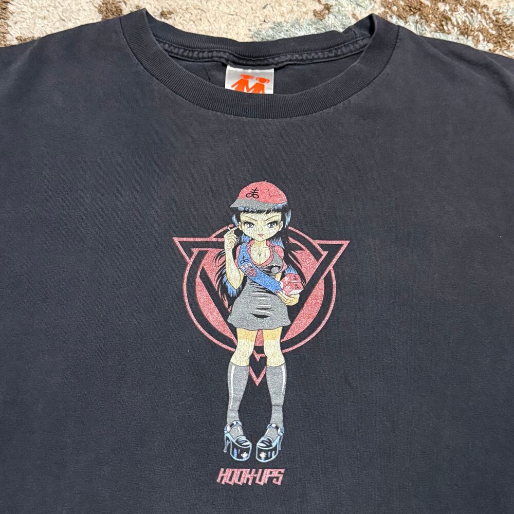 Vintage Hook-Ups Fever Girl Scout Cookie Shirt Size XL Jeremy Klein Skateboards